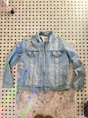 Bluenotes Light Blue Boyfriend Denim Jacket
